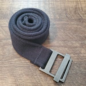 Black Adjustable Slide Belt Men Utility Classic Neutral Work Unisex Heavy Duty L